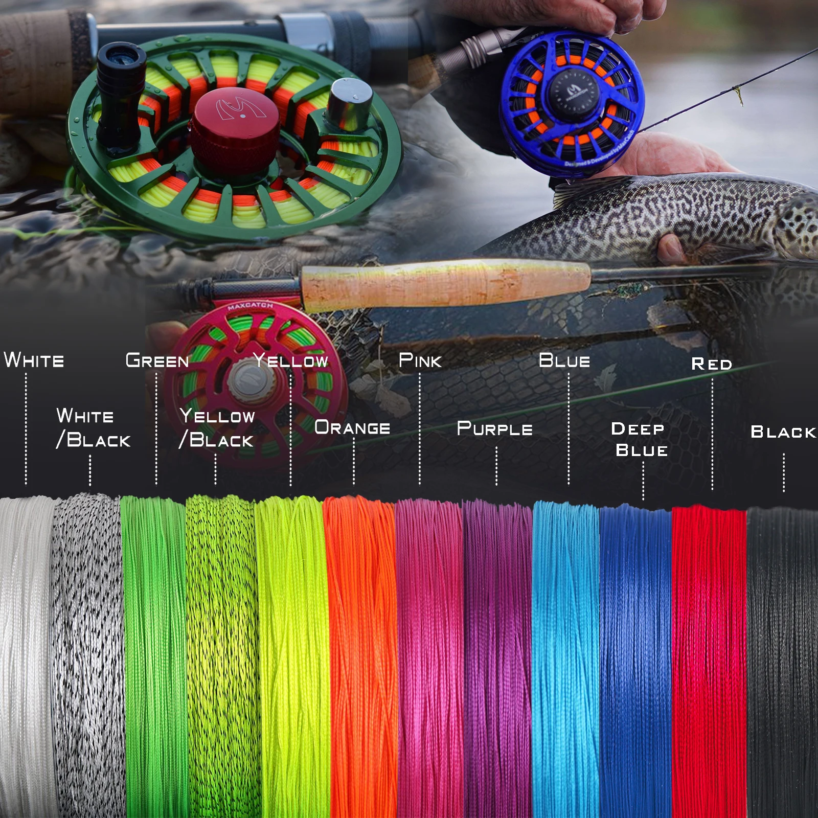 Primary image for Sporting Maximumcatch Braided Backing Line Fly Fishing Line 20/30LB 50/100/300Ya