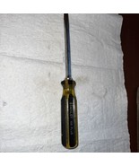 Vintage Stanley 100 Plus 66-176 Flat Head Screwdriver 11&quot; Long - $15.35