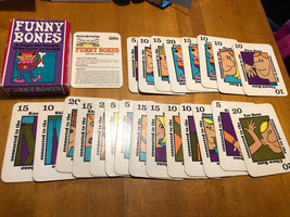 Vintage 1960's Funny Bones Card Game Parker Brothers General Mills Instructions - $9.90