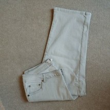 Woman Within Cropped Capri Jeans Womens Size 14W Light Gray Stretch NWOT - £18.99 GBP