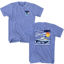 Jaws Amity Island Regatta Sunset Men&#39;s T Shirt Yacht Sailing Boat Shark Attack - £21.24 GBP+