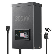 VEVOR 300W Low Voltage Landscape Transformer with Timer and Photocell Sensor - £116.55 GBP