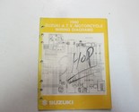 1990 Suzuki A. T. V. Moto &quot; L &quot; Modèles Diagramme Câblage Manuel Usine OEM - £12.13 GBP