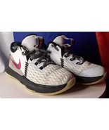 Nike Boys Lebron Witness V PS Sneaker Athletic Multicolor Basketball Log... - £37.32 GBP