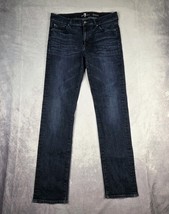 7 For All Mankind Slimmy Jeans Men’s 36 Blue Dark Wash Stretch Slim Fit ... - $44.54