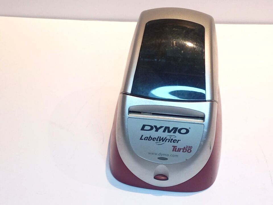 *NO POWER* RED DYMO LABELWRITER 330 TURBO THERMAL PRINTER POS RECEIPT EQ... - $33.52