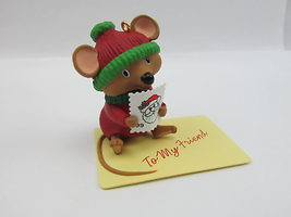 Hallmark Keepsake Ornament Handled With Care To My Friend Mouse 1999 - £4.95 GBP