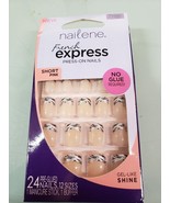 NAILENE 24 Press-On Nails FRENCH EXPRESS PINK - NO GLUE REQUIRED - #7198... - £6.90 GBP