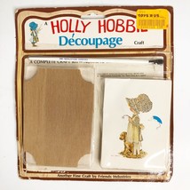 Vintage Holly Hobbie Decoupage Kit DIY Craft Kit Unopened Sealed 1974 NOS - £15.86 GBP