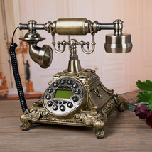 Beautiful Vintage European Style Antique Rotary Metal Dial Telephone ! - £112.55 GBP