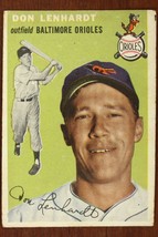 Vintage 1954 Baseball Card TOPPS #157 DON LENHARDT Outfield Baltimore Orioles - £9.23 GBP