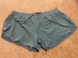 HALARA Womens Shorts 4XL green teal Crossover Pull On High Waisted - £14.06 GBP