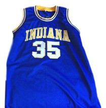 Roger Brown #35 Indiana Aba Retro Basketball Jersey New Sewn Blue Any Size image 4
