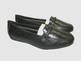 Easy Street Catsha Women Size 5.5 M Black Patent Leather Slip On Shoes - £18.23 GBP