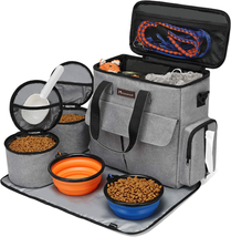 Dog Travel Bag, Weekend Pet Travel Set for Dog and Cat, Airline Approved  - $69.00