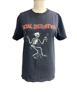 SOCIAL DISTORTION 2012 Tour Black T-Shirt Size Small - $460.16 MXN