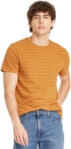 Goodfellow &amp; Co Men&#39;s Gold Short Sleeve Crewneck Pocket T-Shirt Size Large - $162.87 MXN