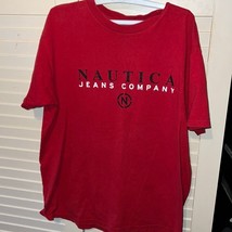 Nautica, jeans, graphic logo, T-shirt, size medium - £10.96 GBP
