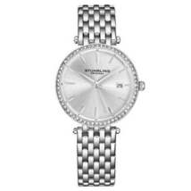 Stuhrling Women’s Silver Tone Stainless Steel Bracelet Watch 40mm - £71.94 GBP
