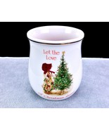 Holly Hobbie Christmas Keepsake Candle, Urn Shaped Porcelain Cup, Vintage - €12,62 EUR