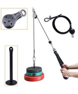 Fitness Pulley Cable System DIY Loading Pin Lifting Triceps Rope Machine... - £51.00 GBP+