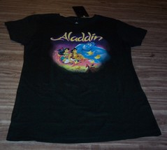 Women&#39;s Teen Walt Disney Aladdin Jasmine Genie Abu T-shirt Large New w/ Tag - £15.48 GBP