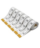 6 Pack Double Scale Soft Measuring Tape For Body Sewing Tailor Cloth Fle... - £12.01 GBP