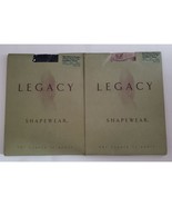 Legacy Shapewear High Waisted Shapers Tummy Control Pantyhose 2 Pairs Si... - $18.14 CAD