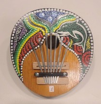 Kalimba Handmade Thumb Piano Coconut Shell Dolphin Hawaii Design - €9,58 EUR+