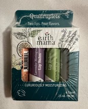 Earth Mama Organics Lip Balm Quadruplets - £11.76 GBP