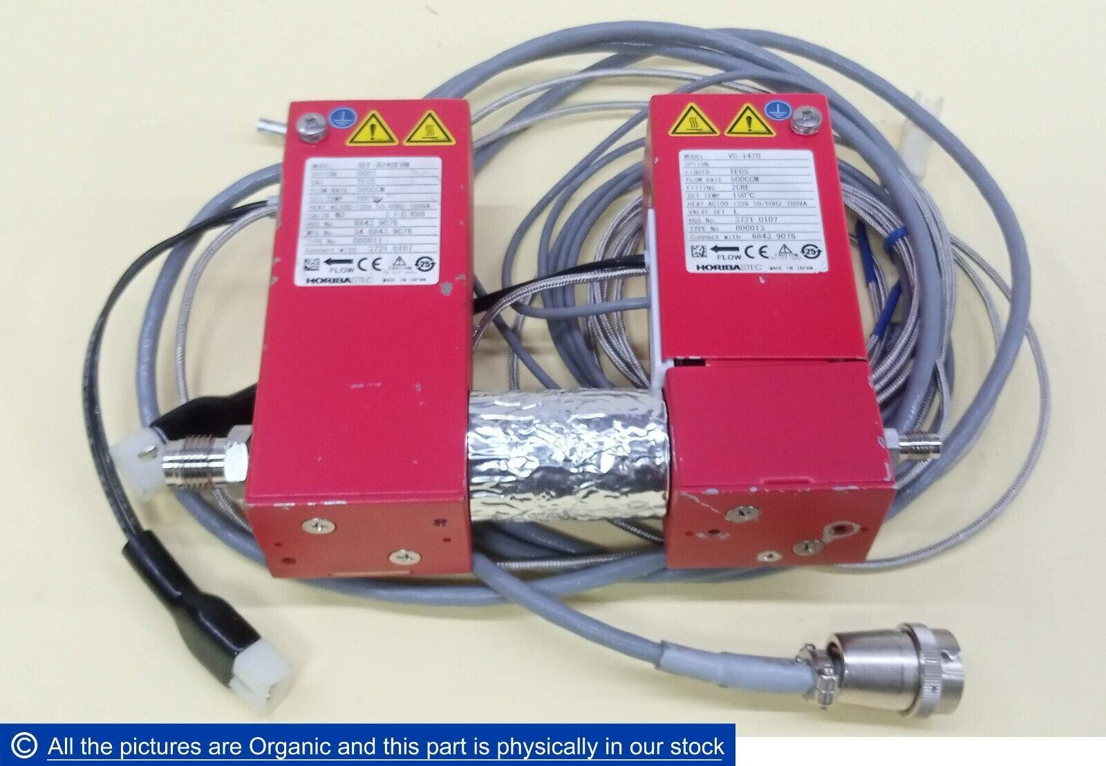 Horiba Stec SEF-8240FHM Digital Mass Flow Device 500CCM W/ VC-1420 Vapor... - $999.00