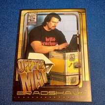 Bradshaw 2002 WWE Wrestling Trading Card Raw Wrestler Fleer &quot;Off The Mat... - £3.18 GBP