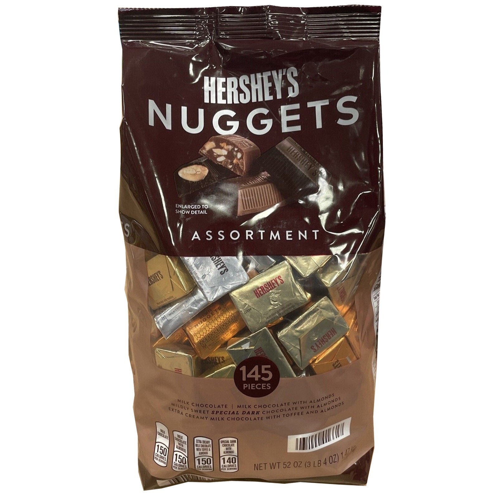 Hershey&#39;s Nuggets Assortment, Variety Chocolate Pack NEW 145-count FREE ... - $48.90