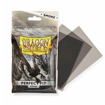 Dragon Shield Smoke Card Sleeves Perfect Fit Pack of 100 - £28.19 GBP