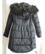 Ladies Puffer Coat Size XS Faux Fur/Hood Zip Front French Connection $26... - £33.75 GBP