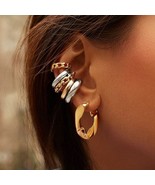 Ear cuff Clip No Piercing Link Chain Cartilage Earrings Rock Trendy Jewe... - £8.55 GBP+