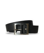 Cinturón vegano mujer negro de moda elegante hebilla cuadrada en cuero d... - €65,22 EUR