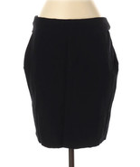 Eileen Fisher Bodycon Skirt Sz S Black Pull On Stretch Viscose Blend  - $30.10