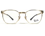 Ray-Ban RB1051 4051 Kinder Brille Rahmen Gold Quadratisch Voll Felge 47-... - $46.38