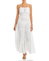 Aqua Swim Tiered Cover-up Maxi Dress - £37.82 GBP