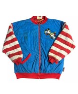 Vintage Mickey &amp; Co Reversible Disney Bomber Jacket Mickey Mouse &amp; Mínnie - £37.17 GBP