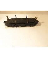 LIONEL TRAINS PRE-WAR TINPLATE 3651 LOG DUMP CAR - 027 - POST-WAR TRUCKS... - $12.30