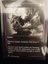 Infernal Grasp Double Feature Magic The Gathering Innistrad 107 Black MT... - $7.14