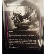 Infernal Grasp Double Feature Magic The Gathering Innistrad 107 Black MT... - $7.14