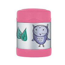 Thermos FUNtainer S/Steel Vacuum Insulated Holder - 290mL Food Owl - £25.12 GBP