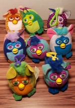 2000 Mc Donalds Furby Key Chains Plush Lot of 8  - $24.99