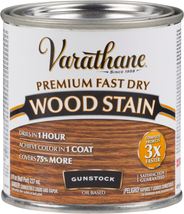 262026 -262026 Premium Fast Dry Wood Stain, Half Pint, Gunstock, 8 Fl Oz - $11.77
