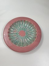 Royal Haeger #372 Centerpiece or Service Platter Bowl Pink Blue Daisy MC... - £15.49 GBP