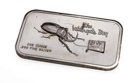 The Watergate Bug 1 OZ Argent Art Barre Par Colonial Menthe - $1,431.10 MXN