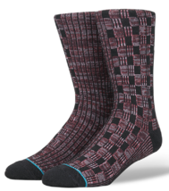 STANCE Men&#39;s Everyday Versailles Socks Maroon Size Med - $15.84